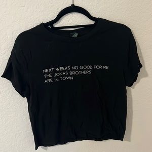 Jonas Brothers - Black T shirt